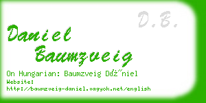 daniel baumzveig business card